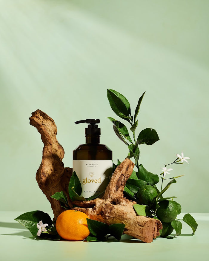 Petitgrain hand wash, 375ml glass bottle