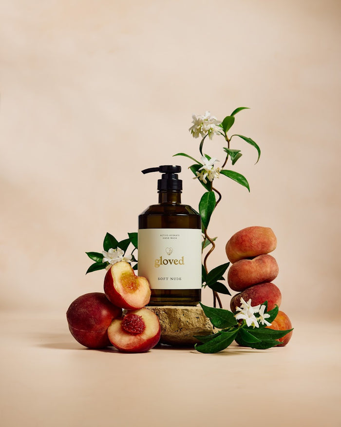 Soft Nude hand wash, 375ml glass bottle